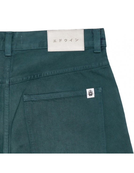 Edwin Worker Short Blue emerald overdyed