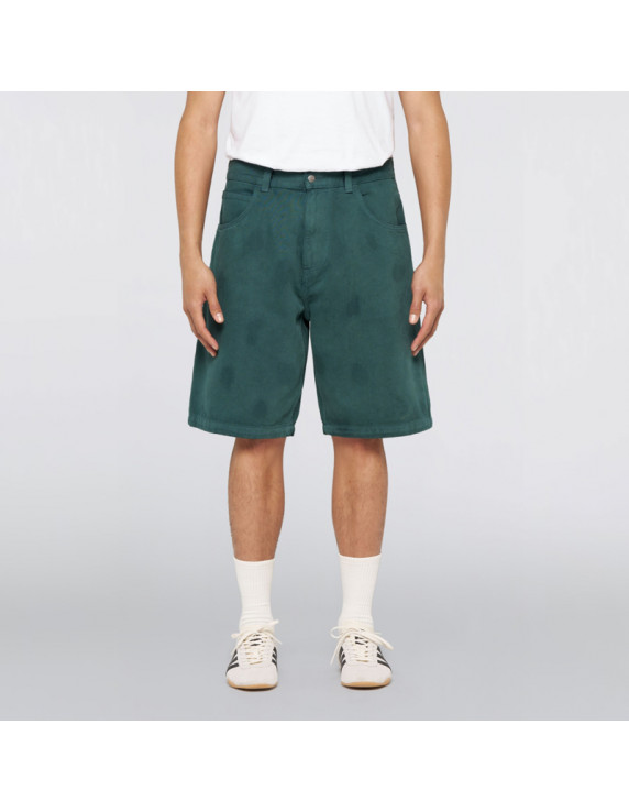 Edwin Worker Short Blue emerald overdyed