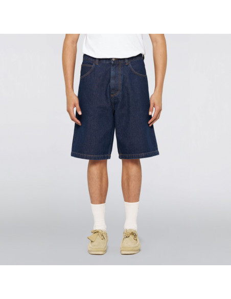 Edwin Worker Short Blue dark marble