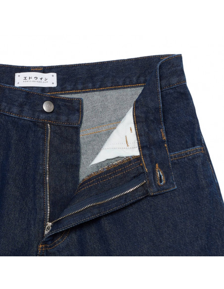 Edwin Worker Short Blue dark marble