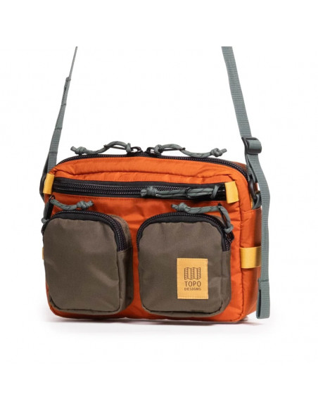 TD Block Bag - Woodland/Terracotta