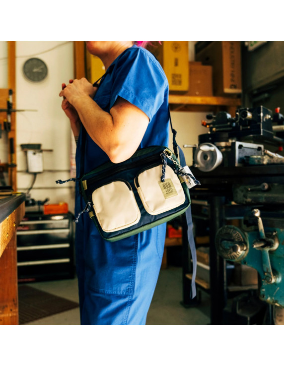 TD Block Bag - Woodland/Terracotta