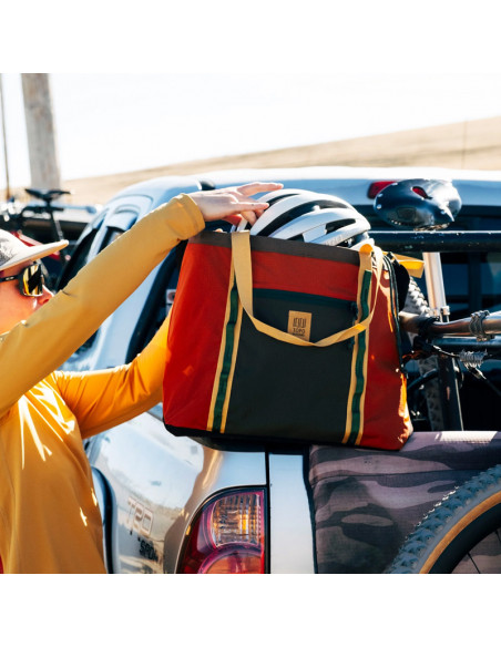 TD Mountain Utility Tote - Woodland/Terracotta