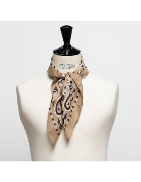 DESTIN Cotton Bandana 59x59cm - Nuts