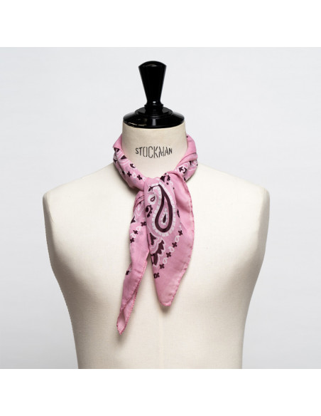 DESTIN Cotton Bandana 59x59cm - Rose