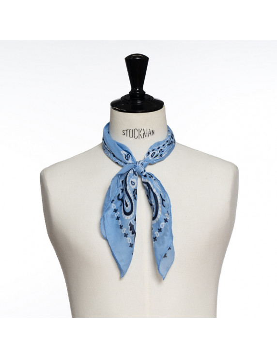DESTIN Cotton Bandana 59x59cm - Sky Blue