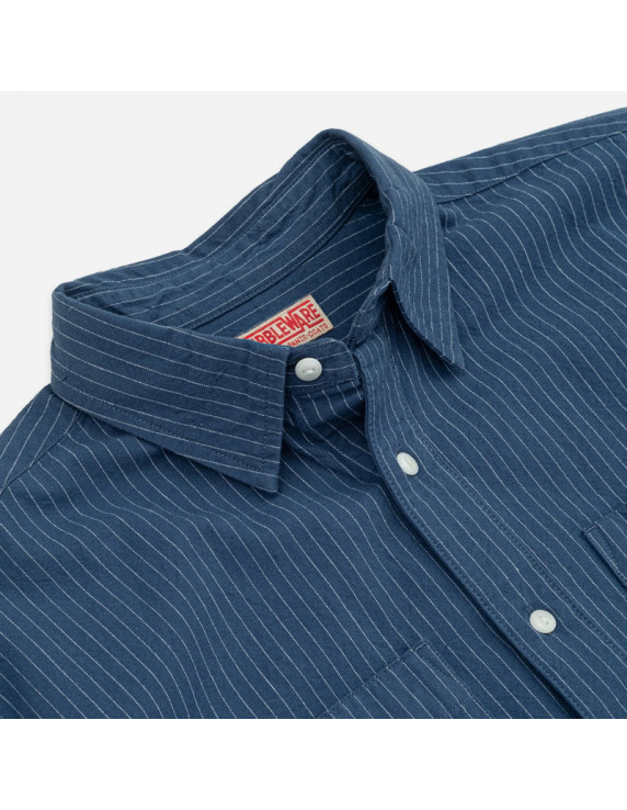 DubbleWare Workshirt Denim Stripe
