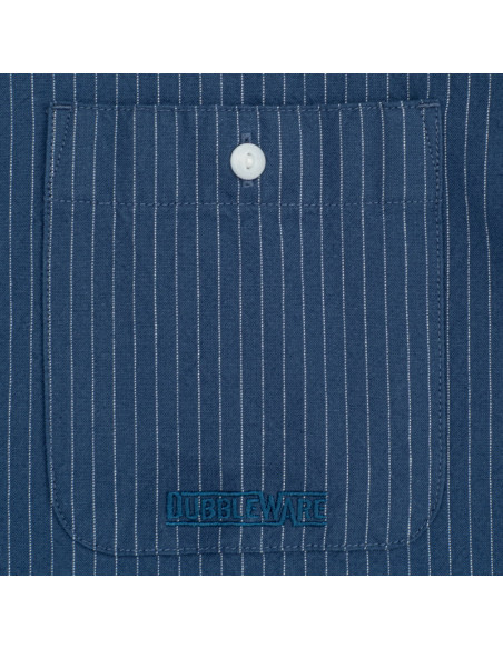 DubbleWare Workshirt Denim Stripe
