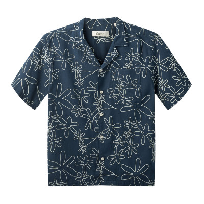FORET Peer Embroidery Shirt