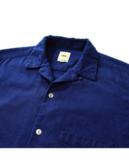F.O.B F3500 ID Sashiko Holiday Shirt Indigo