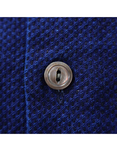 F.O.B F3500 ID Sashiko Holiday Shirt Indigo