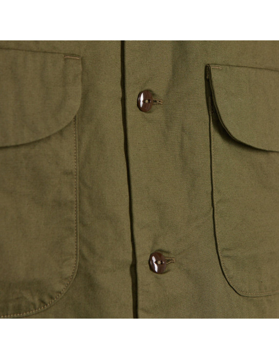 F.O.B F3515 Open Collar Shirt Olive