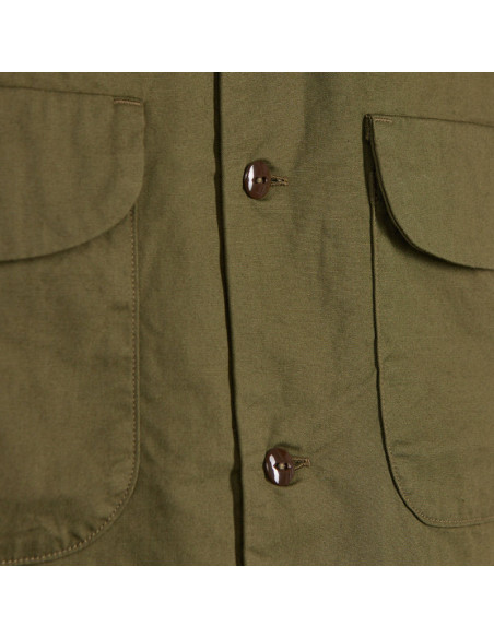 F.O.B F3515 Open Collar Shirt Olive