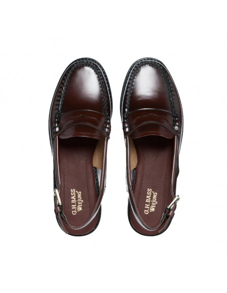 G.H.bass WEEJUN Penny Sling Wine