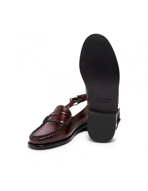 G.H.bass WEEJUN Penny Sling Wine