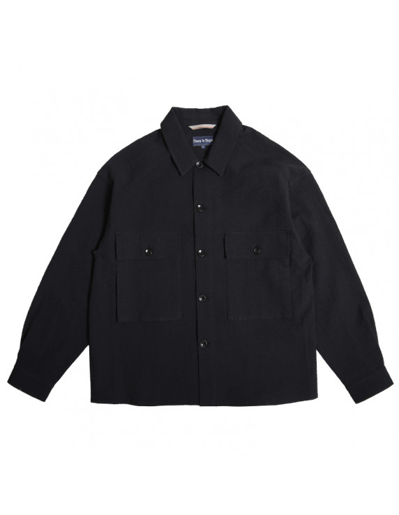 Fleurs de Bagne Chemise Cargo seersucker