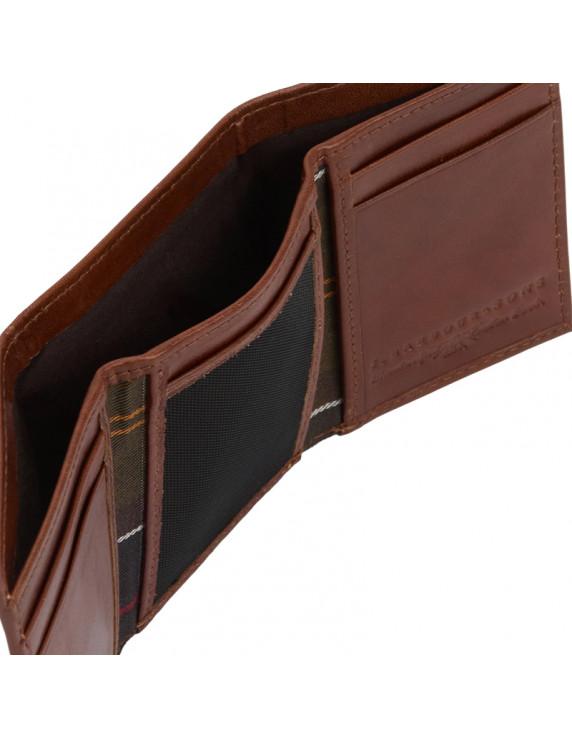 Barbour Bywell Leather Bi Fold Wallet