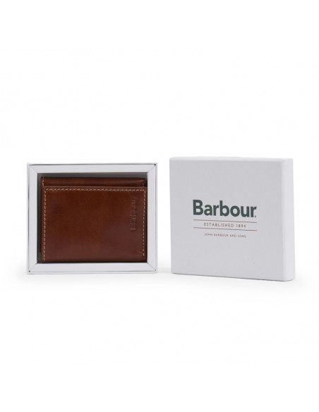 Barbour Bywell Leather Bi Fold Wallet