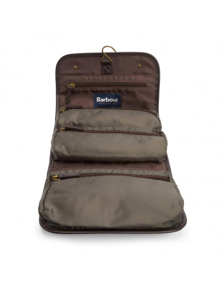 Barbour wax Hanging Washbag