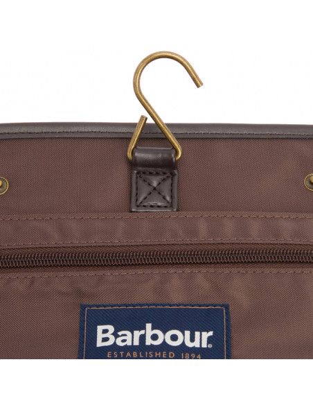 Barbour wax Hanging Washbag