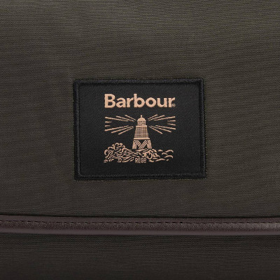 Barbour wax Hanging Washbag 2
