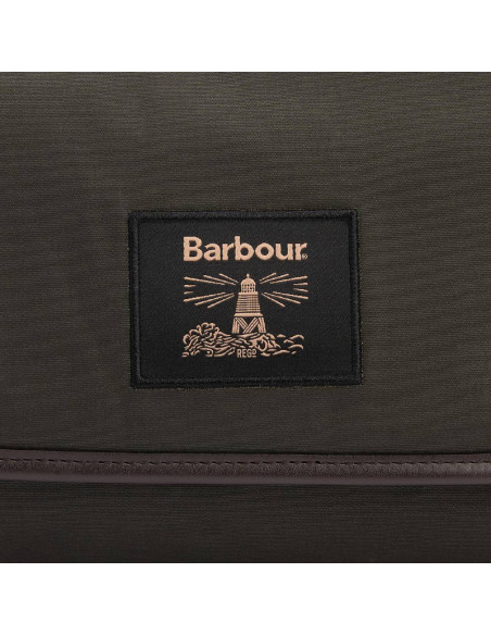 Barbour wax Hanging Washbag