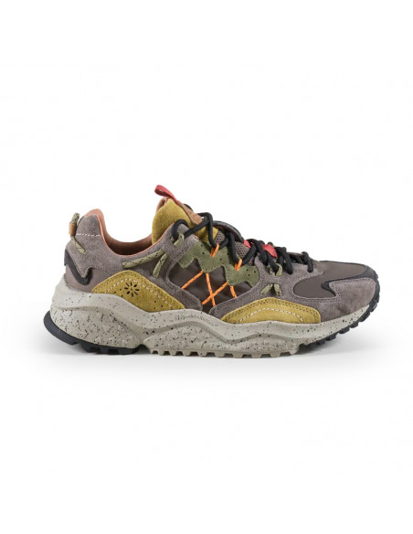 Flower Mountain Yamabushi Mud-Dark Brown-Acid