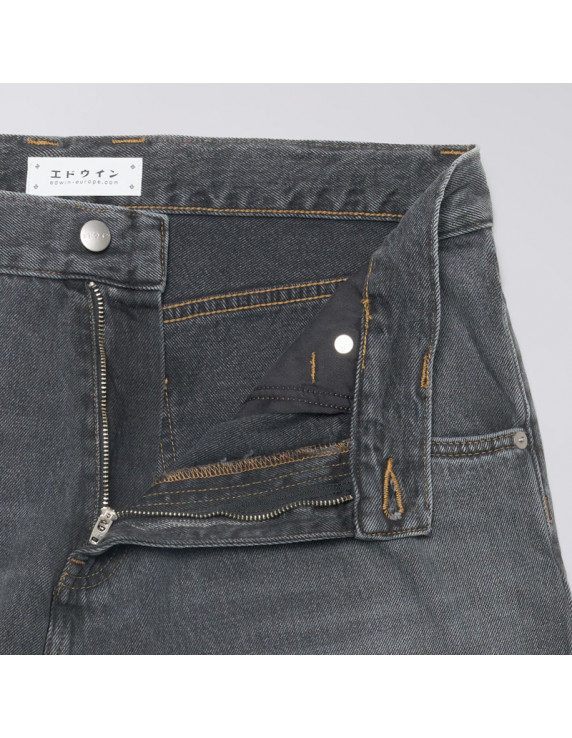 Edwin Tyrell Pant Black radium wash