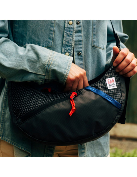 TD Moonlight Crossbody Bag-Black/Grid