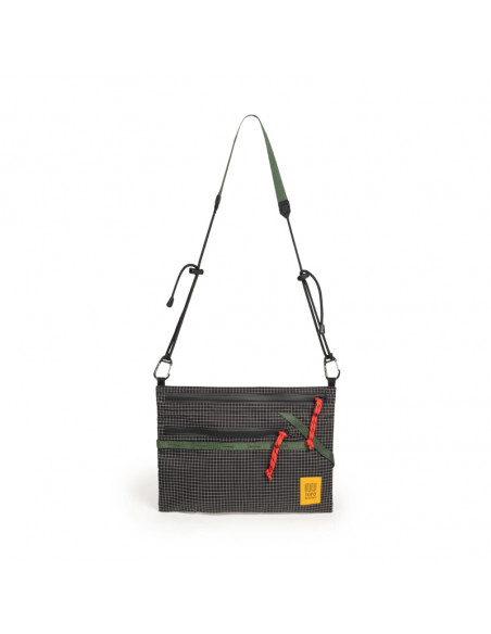 TD Mountain Accessory Shoulder Bag-Black/Grid