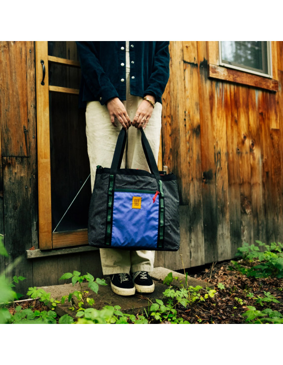 TD Mountain Utility Tote -Grid/Vey Peri