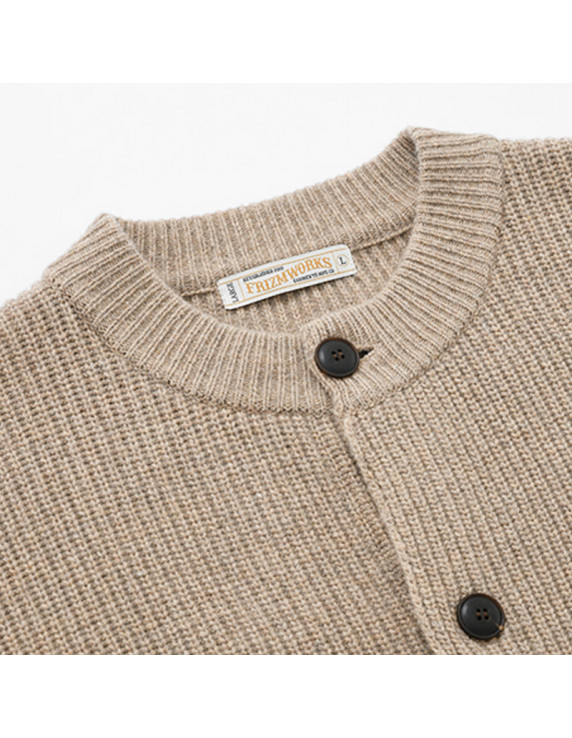 FRIZMWORKS Heavy Wool Round Cardigan
