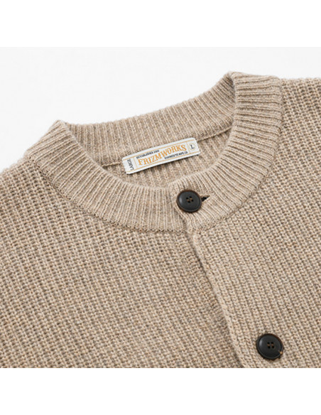 FRIZMWORKS Heavy Wool Round Cardigan