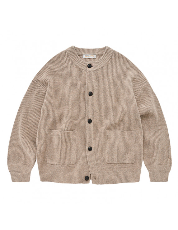 FRIZMWORKS Heavy Wool Round Cardigan