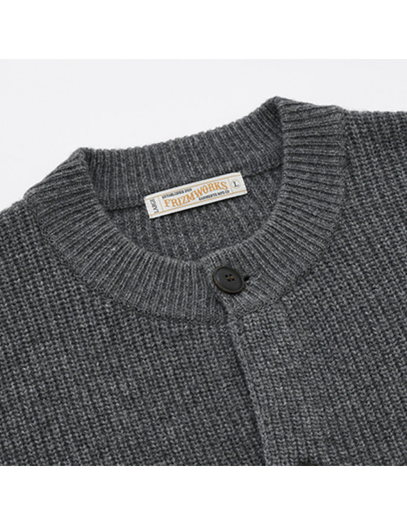 FRIZMWORKS Heavy Wool Round Cardigan
