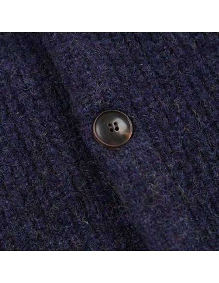 FRIZMWORKS Brushed Wool Round Cardigan