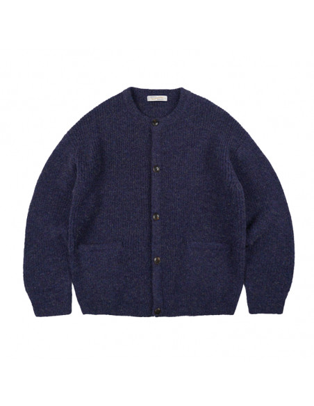 FRIZMWORKS Brushed Wool Round Cardigan