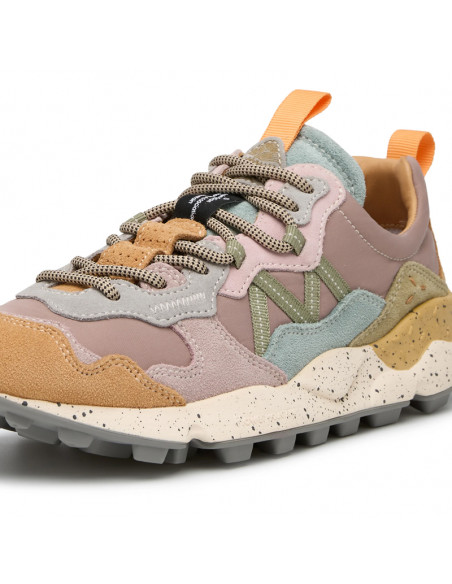Flower Mountain W Lenzan Taupe-purple-green