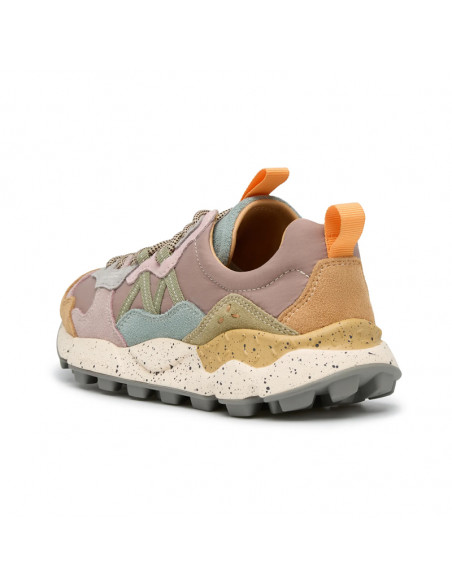 Flower Mountain W Lenzan Taupe-purple-green