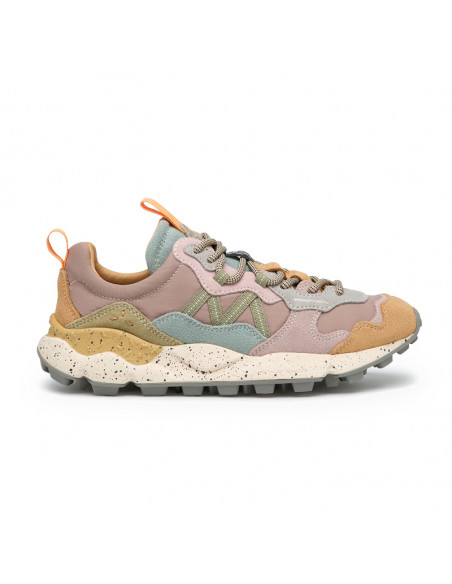 Flower Mountain W Lenzan Taupe-purple-green