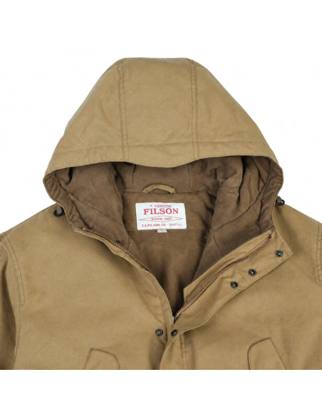 FILSON Waxed Mountain Parka Rainier Wax Cloth