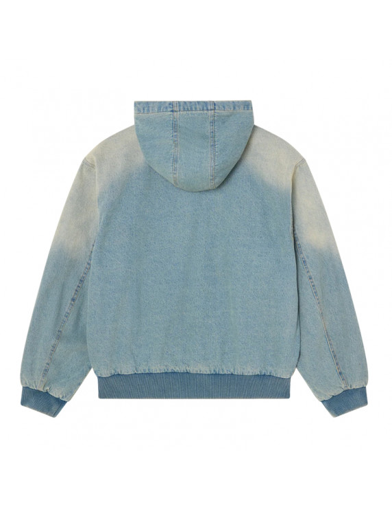 Obey Glen Zip Up Jacket Indigo