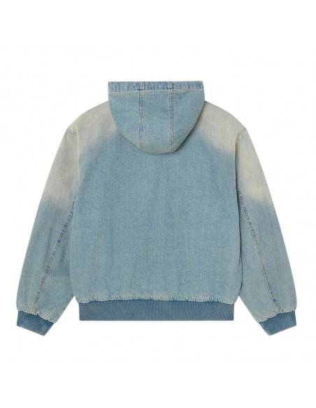 Obey Glen Zip Up Jacket Indigo