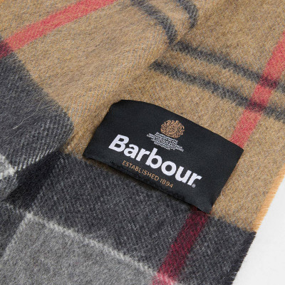 Barbour Cashmere tartan scarf 2