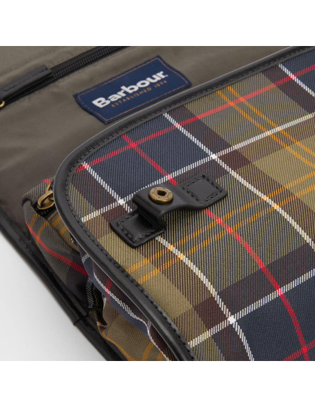 Barbour Tartan Hanging Washbag