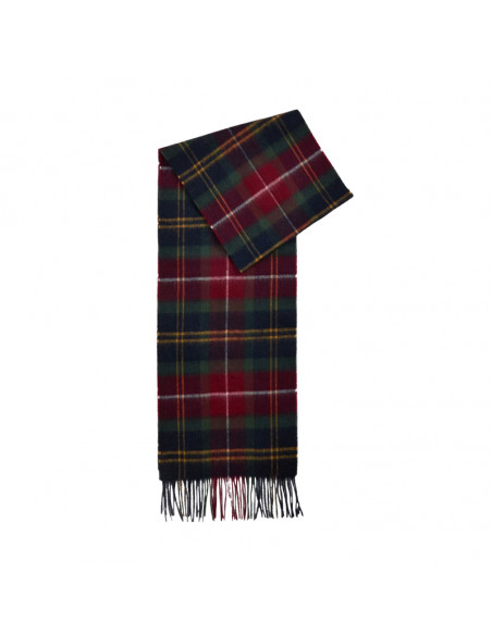 Barbour Cashmere tartan Winterberry scarf