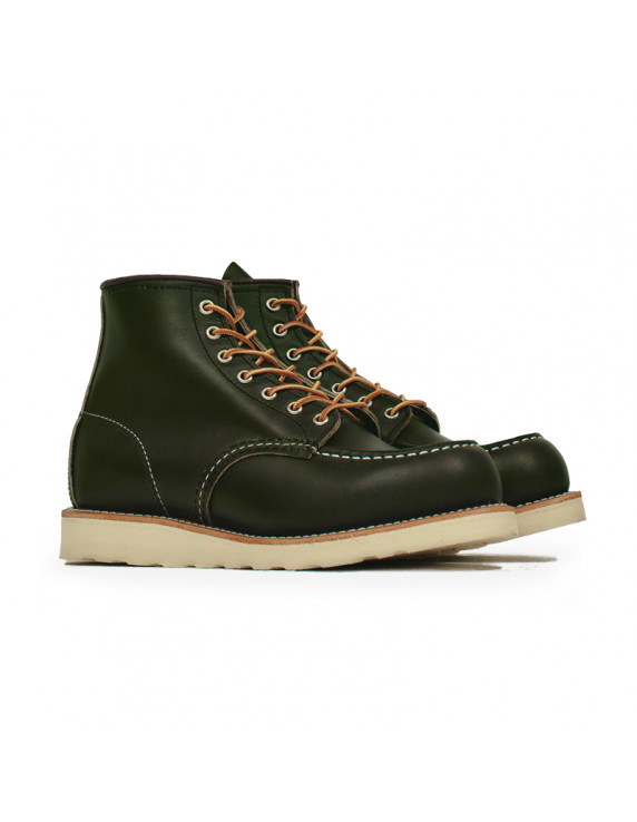 Red Wing Moc Toe 6" Green