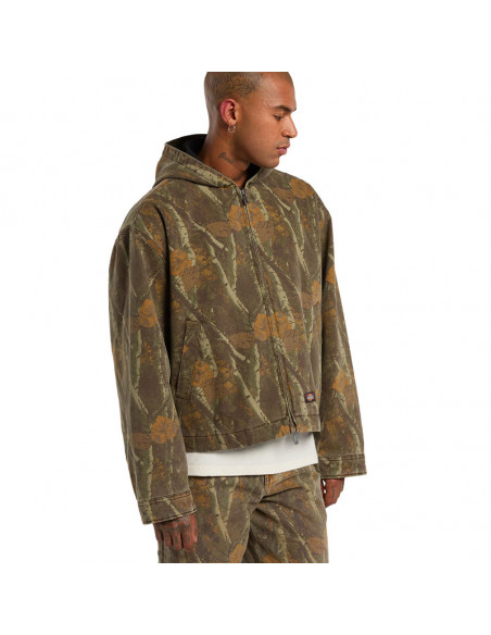 Dickies Miami Canvas Camo Hooded JKT