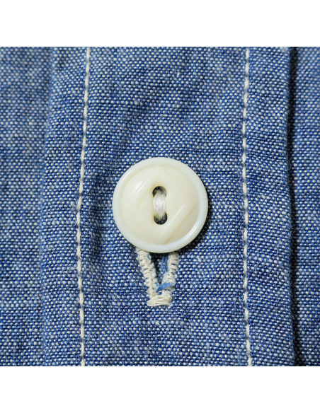 F.O.B F3494 Chambray Work Shirt