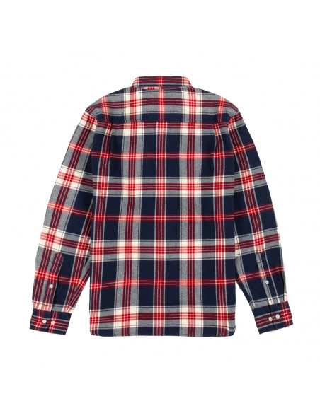 DubbleWear Heritage Check Workshirt Blue Plaid